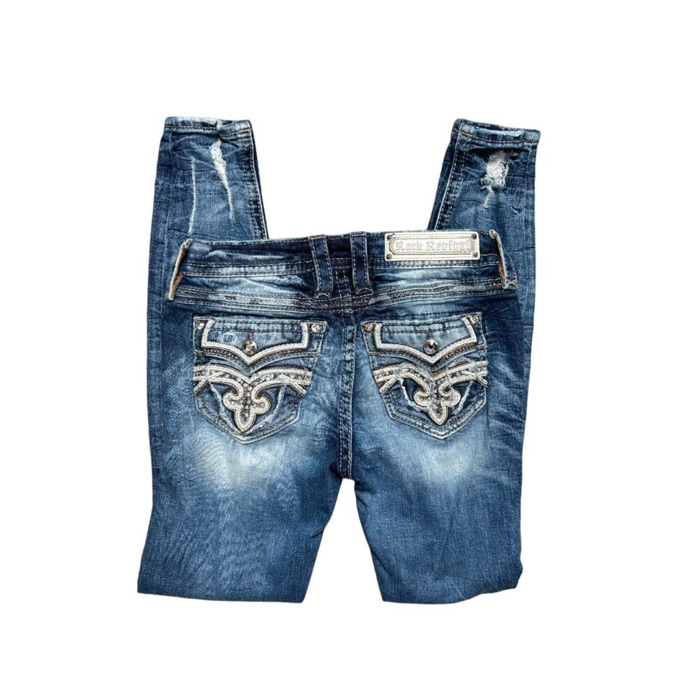 Rock Revival Pilkin Mid Rise Skinny Jean 27
